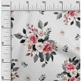 thumbnail image 2 of oneOone Cotton Cambric Red Fabric Floral Quilting Supplies Print Sewing Fabric By The Yard 42 Inch Wide-58, 2 of 4