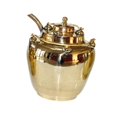thumbnail image 4 of Calentador de vino, hervidor de agua, utensilios de cocina, cafetera portátil ligera de latón para hogar, cocina, camping, picnic, leche 500 ml, 4 of 8