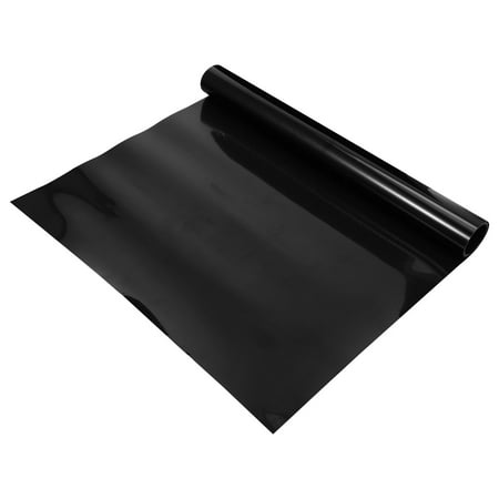 FRCOLOR Heat Transfer Film DIY Transfer Film Holographic Transfer Vinyl Craft Adhesive Vinyl Press on T Shirt Tote Bag Clothes ( Black ) 8.66 X8.66 X27.56