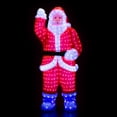 thumbnail image 4 of Northlight Lighted Commercial Grade Santa Claus Outdoor Christmas Decor - 3.75' - Red and Blue, 4 of 9