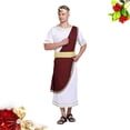 thumbnail image 2 of Julius Caesar Traje de Cosplay Disfraz de Halloween Traje de carnaval para adultos Accesorios de fiesta de disfraces para Cosplay Color variado, 2 of 5