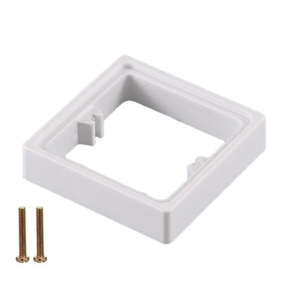 UNTERING Single Socket Spacer Electrical Outlet Box Extender Single Gang Box Extender with Screws for Living Room School Office