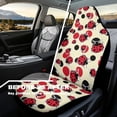 thumbnail image 3 of Jeiento Ladybug Car Seat Covers Front Seats Only 2 Pcs Front Seat Cover Set Interior Covers Fashion Auto Interior Accessory for Sedan Truck SUV Van Decorative Accessory, 3 of 7