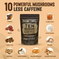 thumbnail image 3 of Mushroom Coffee Organic (60 Servings) 10 Mushrooms (Lion’s Mane, Cordyceps, Turkey Tail & Other) Mixed With Gourmet Arabica Instant Immune Boosting Coffee for Focus & Gut Health Support, 3 of 5