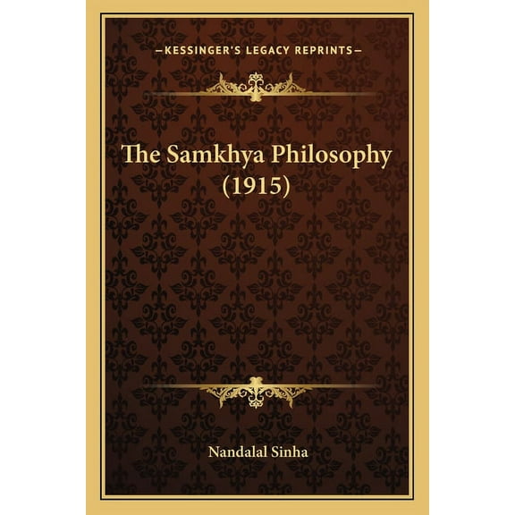The Samkhya Philosophy (1915), (Paperback)