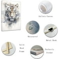 thumbnail image 2 of ZHONGYUTONG Tiger Canvas Wall Art Tiger Head Watercolour Poster Prints Abstract Animal Pictures for Modern Nursery Kids Room Decor Framed (20.00" x 30.00"), 2 of 6