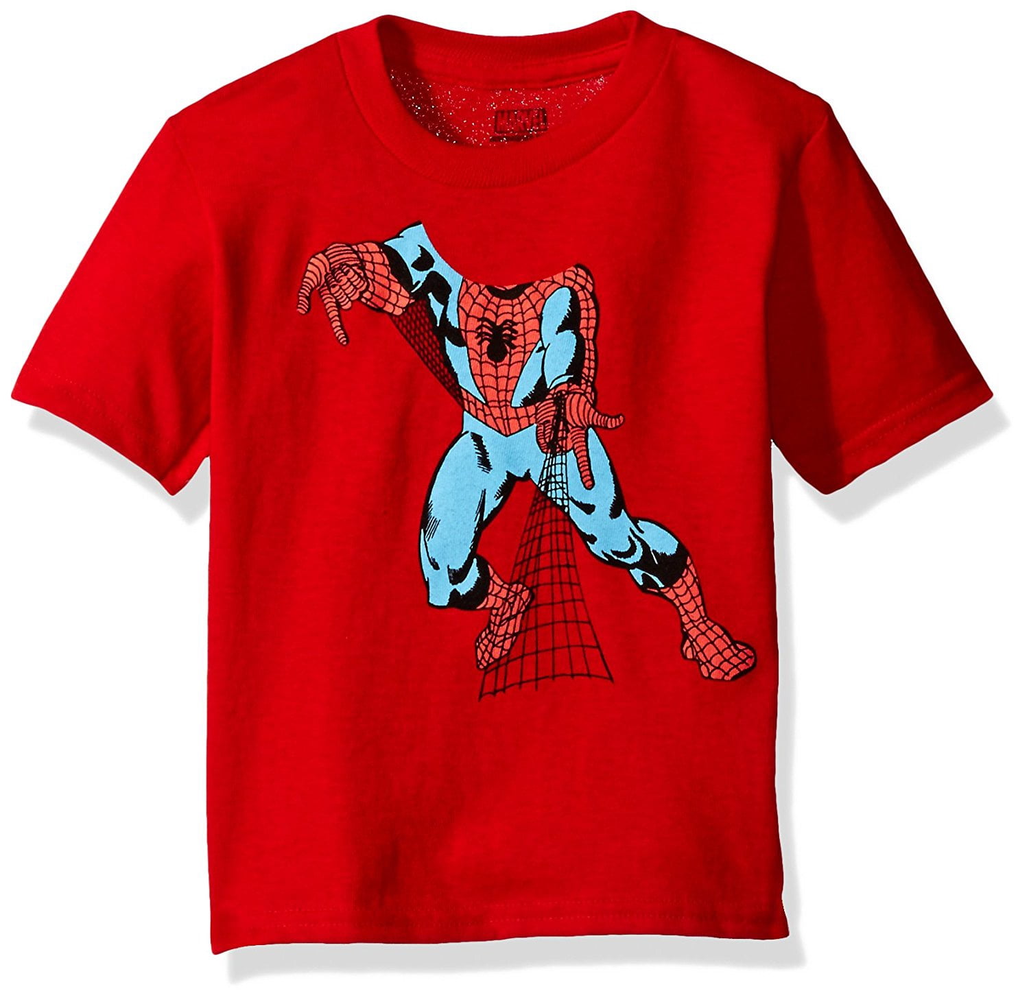 Spider-Man Toddler Boy Headless Superhero Short Sleeve T-Shirt ...