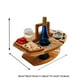 thumbnail image 2 of Tabla De Queso De Madera Portátil Bandeja De Frutas De Madera Plato De Fruta / Vino Integrado Para Vino De Nueces Eigraketly HA036573-00, 2 of 6