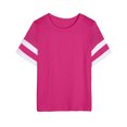 thumbnail image 5 of Womens Summer Tops Sevevn Womens Oversized Tees Loose T Shirts Half Sleeve Round Neck Color BlockTunic Tops, 5 of 6
