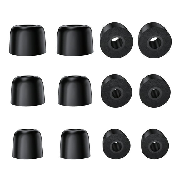 3 Pairs Replacement Ear tips for in-Ear Headphones Memory Foam Eartips S/M/L Sizes Earbuds Tips