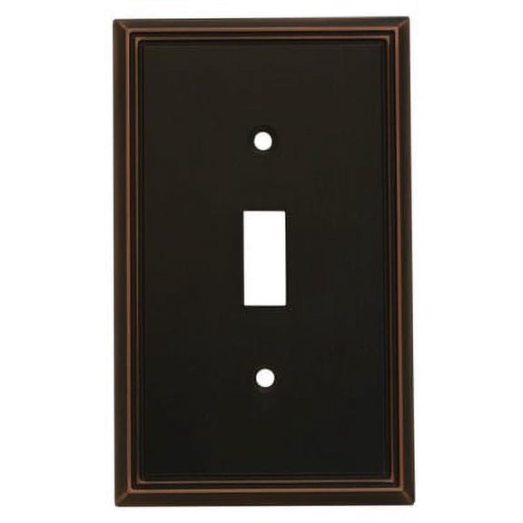 Cosmas 65003 Oil Rubbed Bronze Single Toggle Switchplate Cover