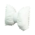thumbnail image 3 of WLPZXP Bow Pillow PP Cotton Decorative Neck Pillow for Bedroom Farmhouse Study Room White, 3 of 9
