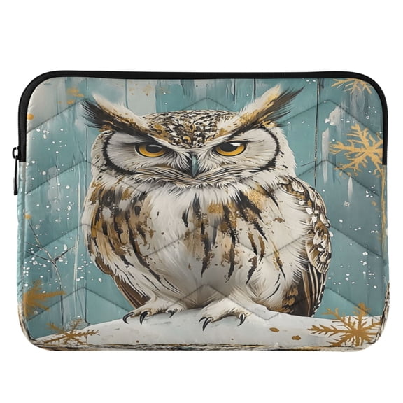 ALAZA Owl on Wood Pattern Laptop Sleeve Case for 13-14 Inch Computer Cover Bag Medium