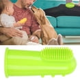 thumbnail image 4 of Pet Finger Toothbrush, Pet Toothbrush, Pet Teeth Cleaning Tool Professional 10PCS Cats for Dogs Green, 4 of 7