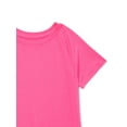 thumbnail image 5 of Athletic Works Girl's Active Short Sleeve T-Shirt, Sizes 4-18 & Plus, 5 of 6
