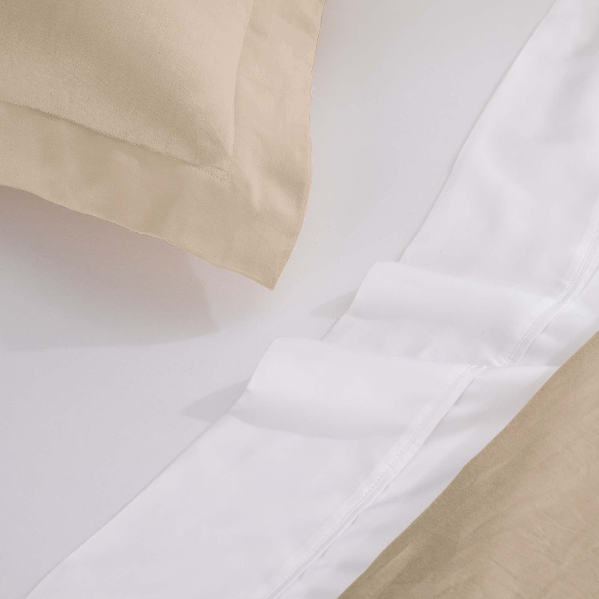 Superior Egyptian Cotton 300 Thread Count Duvet Cover Set, Twin, Tan