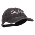 thumbnail image 5 of California Embroidered Washed Cap - Black OSFM, 5 of 5