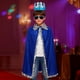 thumbnail image 5 of Disfraz de con capa y corona para fiestas temáticas. Traje ligero de cosplay. Niños Azul, 5 of 8