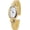 Gold-Ivory/Oval, variant on Blekon Collections Women's Round, Oval, Rectangle Case Shapes Acrylic Tortoise Shell Color Design Cuff Bangle Watch