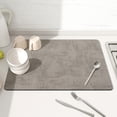thumbnail image 3 of Sunjoy Tech Kitchen Countertop Drying Mat Water Absorbent Quick Dry Anti-slip Rectangle Dish Bowl Plate Dinnerware Placemat Coffer Maker Pad Cup Coaster, 3 of 8