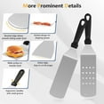 thumbnail image 2 of 18Pcs Griddle Accessories Kit for , Flattop Grilling Accessory Set with Smash Burger Press, Stainless Steel Spatula Tools Basting Cover Outdoor BBQ Cooking (PP Handles), 2 of 4