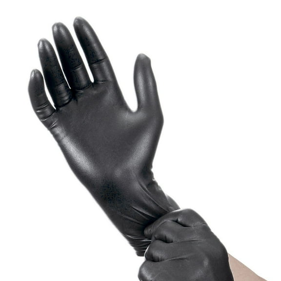 Nitrile 9 Mil XXL Gloves : 50 Pieces : 2XL Extra Extra Large : Powder & Latex Free