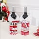 thumbnail image 5 of Injueey Fundas para botellas de vino de Navidad, bolsa, suministros para vestidos de festival, árbol reutilizable, patrón de copos de nieve, Kits de decoración para fiestas Árbol de Navidad, 5 of 6