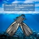 thumbnail image 2 of Mantenga el buceo FN-612 Buceo Flipper Hombres Mujeres Flexibles PROPECTIONAL DIVER FLIPPERS Subacuático Shoe Shoe Watersports Equipment Negro L / XL Inevent OD002589-04B, 2 of 5