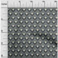 thumbnail image 1 of oneOone Cotton Silk Gray Fabric Block Fabric For Sewing Printed Craft Fabric By The Yard 42 Inch Wide, 1 of 4