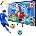 thumbnail image 3 of Vggrvlo Soccer Ball Game Mat Set Sports Toys and Gift with 1 Balls, 1 Flannel Target for 3 4 5 6 7 8 Year Old Bo+y Toys Birthday Christmas (C), 3 of 8