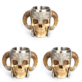 thumbnail image 1 of Vaso de acero inoxidable 3D con forma de calavera de resina, tazas de cerveza, té, bar, bebidas, 1 of 2