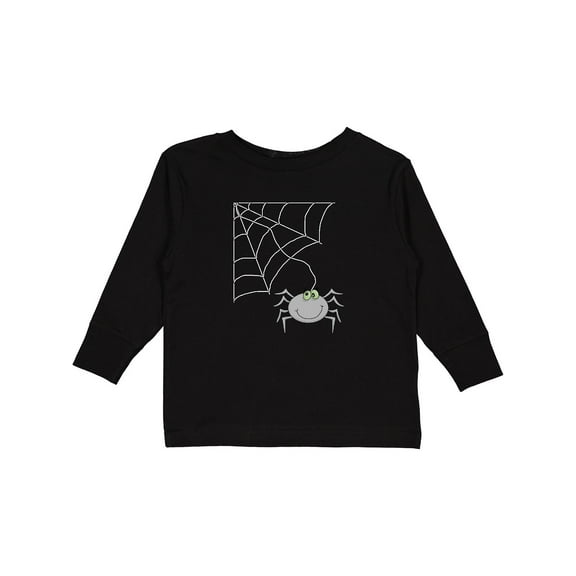 Inktastic Spider_web Boys or Girls Long Sleeve Toddler T-Shirt