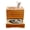 Wood Yellow, variant on ToppiJoy 3-Tier Wooden Desktop Storage Box with Lockable Drawers, Modern Tung Wood Desk Organizer, Bamboo Storage with Keys (Walnut)