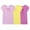 Yellow/Pink/Crocus(PACK C), variant on Bienzoe Girl's School Uniform Breathable Quick-Dry T-Shirt PackC 10/12