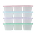 thumbnail image 1 of 4Pcs 1300ml Bento Boîte Couvercle Transparent Grande Capacité 5 Grilles Conception Étudiants Portable Lunch Conteneur Utilisation Quotidienne, 1 of 8
