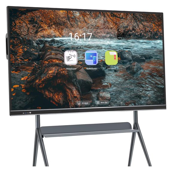 BELNET 75'' Smart Board Electronic Whiteboard Touch All-in-One Digital Signage Solution Android Interactive with Email/Social Media Integration