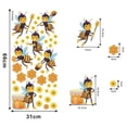 thumbnail image 2 of Adhesivo de pared Billuyoard calcomanía de abeja amarilla de dibujos animados papel tapiz de Decoración del hogar, 2 of 5