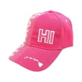 thumbnail image 4 of ISLAND CREW HAWAII CAP: Hi Hawaii W/ Island Logo, Hot Pink, 4 of 7