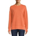 thumbnail image 4 of Time and Tru Women's Garment Wash Sweatshirt, 2-Pack, 4 of 5