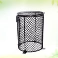 thumbnail image 4 of Reptile Hot Net Cage Protection Lampshade Shell Heating Lamp Round Anti-Scalding Lampshade Habitat Decor Reptiles Pet Products (Black), 4 of 9