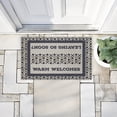 thumbnail image 5 of Entryway Message with Pattern Outdoor Door Mat, design by Arrolynn Weiderhold, 18"x30", 5 of 9