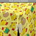 thumbnail image 4 of Animal Dog Crate Cover, Chickens in Various Stances Hatching Reading Eating Crying Sleeping Poultry, Easy to Use Pet Kennel Cover for Medium Large Dogs, 35" x 23" x 27", Multicolor, by Ambesonne, 4 of 6
