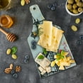 thumbnail image 5 of Paris Cutting Board, Grunge Illustration of Eiffel with Lanterns European Lifestyle Culture Art, Decorative Tempered Glass Cutting and Serving Board, Wine Bottle Shape, Red Black Yellow, by Ambesonne, 5 of 5