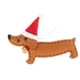thumbnail image 5 of 2x colgantes navideños Dachshund perro en forma de decoración navideña muñeca manualidades Café y blanco Fernando Colgante, 5 of 8