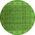 thumbnail image 1 of Ahgly Company Indoor Round Oriental Green Industrial Area Rugs, 8' Round, 1 of 4