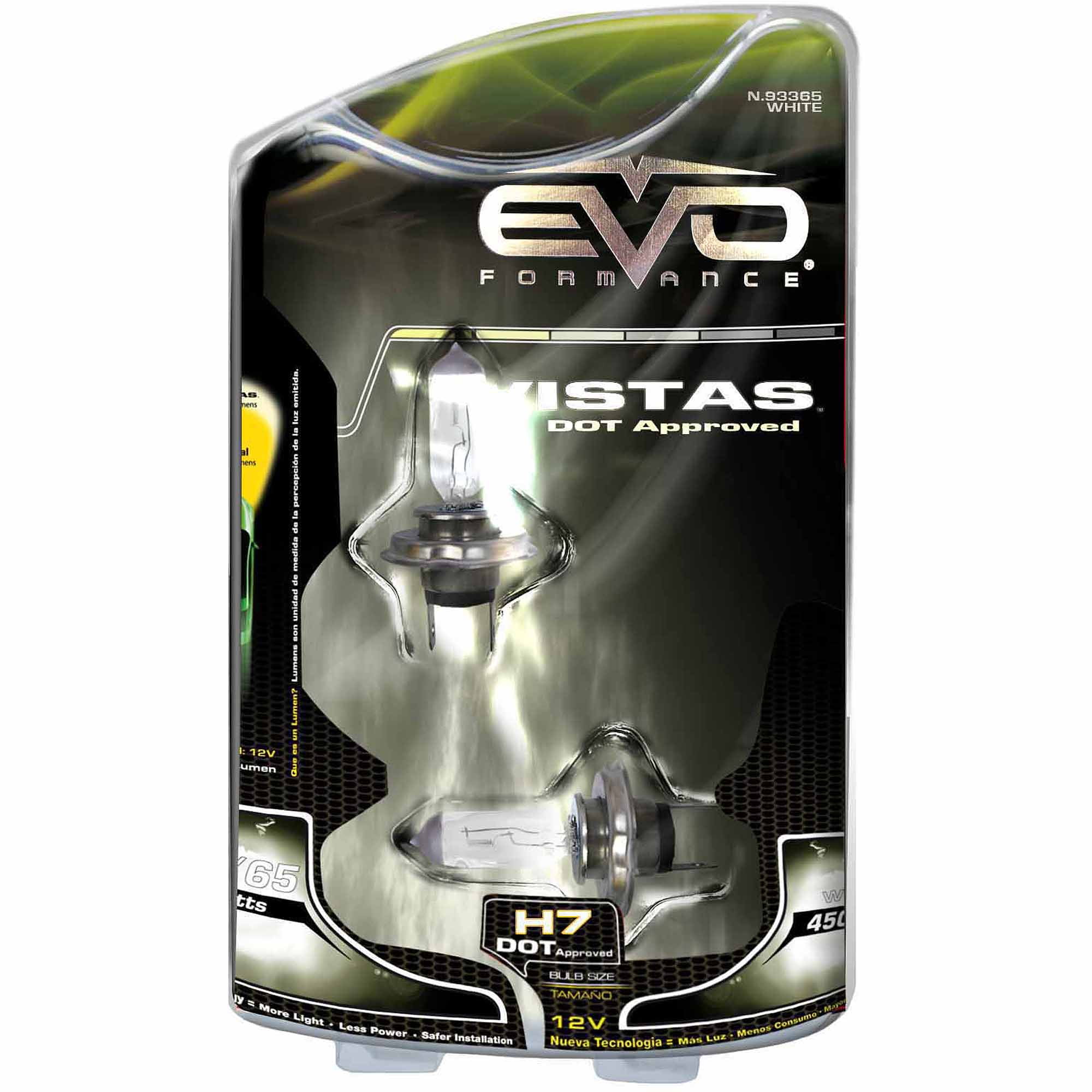 CIPA Vistas DOT Approved H7 Halogen Headlight Bulbs
