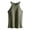 A-Army Green67, variant on Womens Tank Top Halter High Neck Ribbed Built-in Padded Sleeveless Top Stretch Knit Slim Fit Basic Daily Camisole Vest