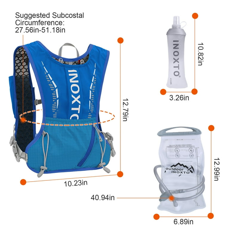 UTOBEST Mochila Running Hidratacion Ligero 5L Mochilas Trail