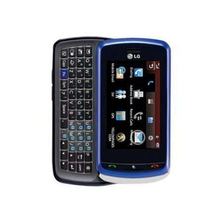 LG Xenon GR500 - 3G feature phone - microSD slot - LCD display - 240 x 400 pixels - rear camera 2 MP - blue
