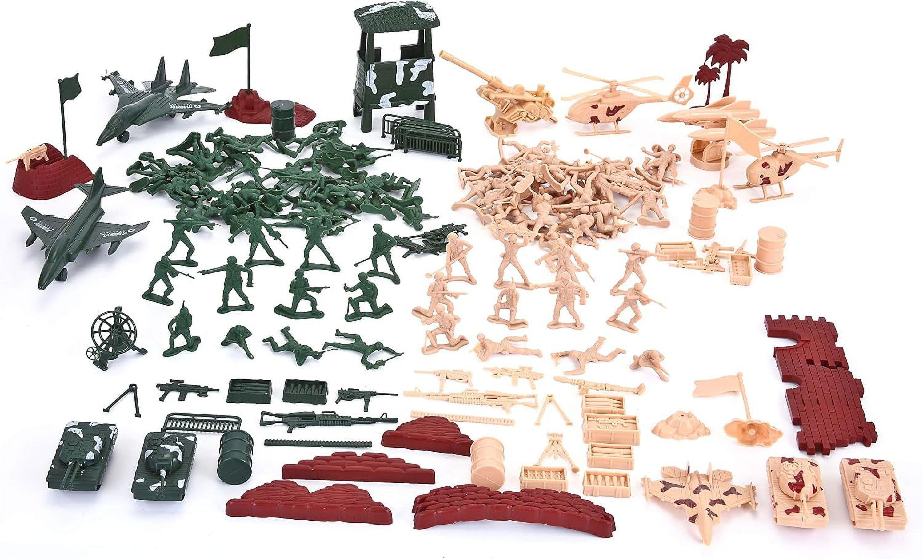 Joyfy 164 Piece Military Battle Group Bucket for Qatar | Ubuy